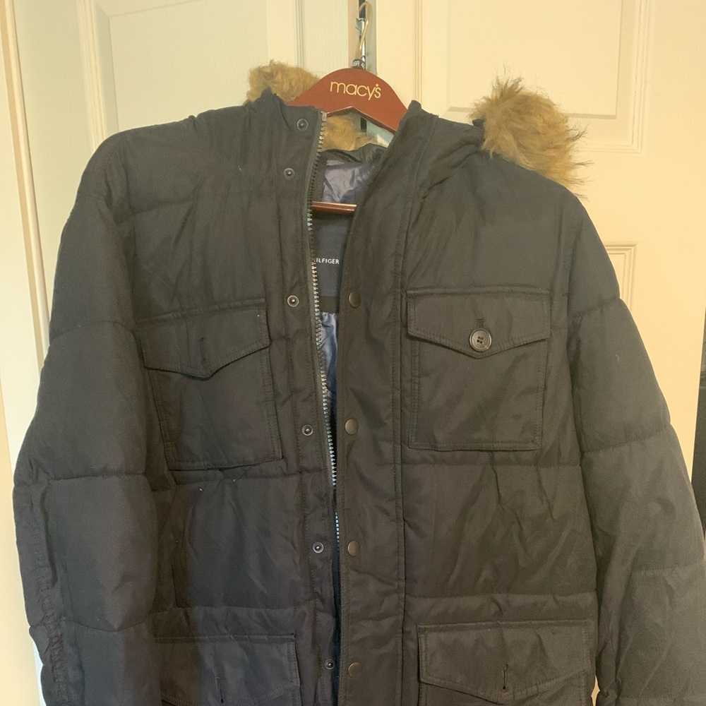 Tommy puddly coat with hood